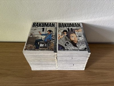 Bakuman Manga Band 1 - 20 Komplett Deutsch Silberrücken